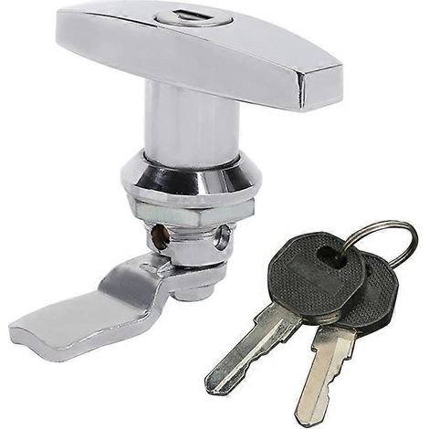 Poignée de porte avec serrure pour portes, véhicules et outils, pour une installation à domicile et un usage quotidien.-AquaForge (1/5)