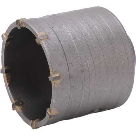 Carotteuse carbure 68mm pour perceuse à percussion, trépan paroi mince, ouverture trou maçonnerie brique parpaing, démolition béton (1/5)