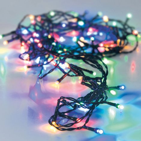 Mehrfarbige LED-Lichterkette 180 LEDs 16,5 m