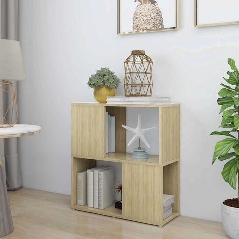 vidaXL Bibliothèque Chêne sonoma 60x24x63 cm bois d'ingénierie (1/5)