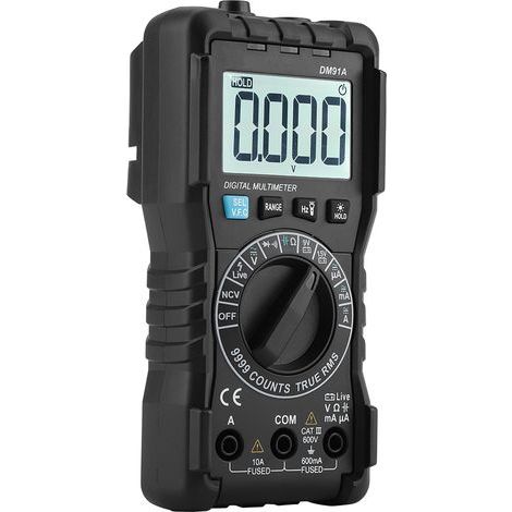 DM91A 9999 Counts Mini High Precision Digital Multimeter Electronic Tester (1/5)