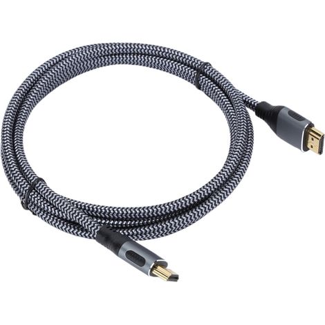 Cavo HDMI ad alta velocità che supporta la risoluzione 8K a 60Hz, dal design compatto con caricabatterie rapido, indicatore LED di carica e cavo intrecciato, adatto per console di gioco, PC e proietto