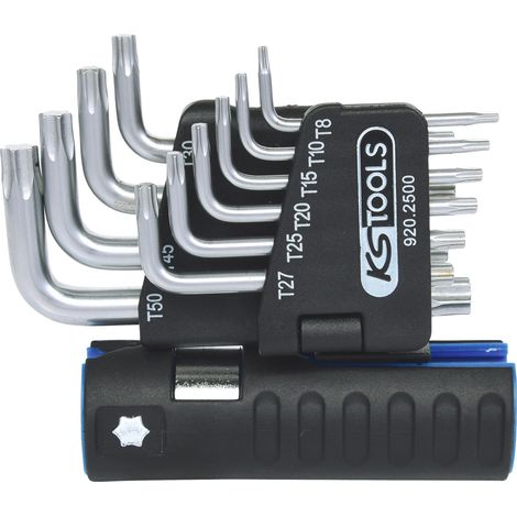 Jeu de clés mâles Torx 3 en 1,10 pcs courtes (1/4)