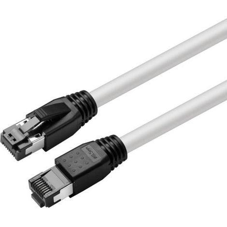 Cavo MicroConnect CAT8.1 S/FTP 1m bianco schermato lszh, AWG 24