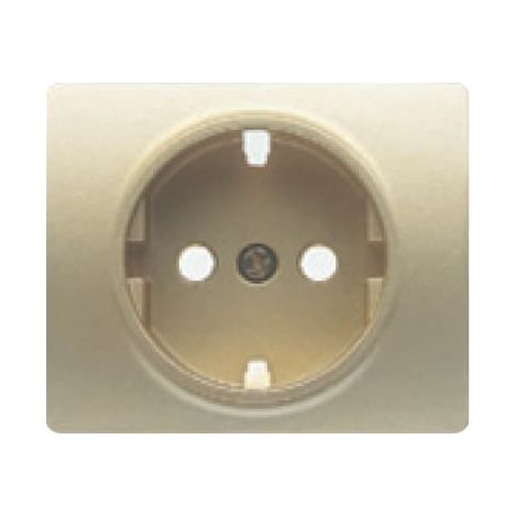 Tapa enchufe schuko 2P+TT DORADO ODISEA BJC IRIS 18724-OD