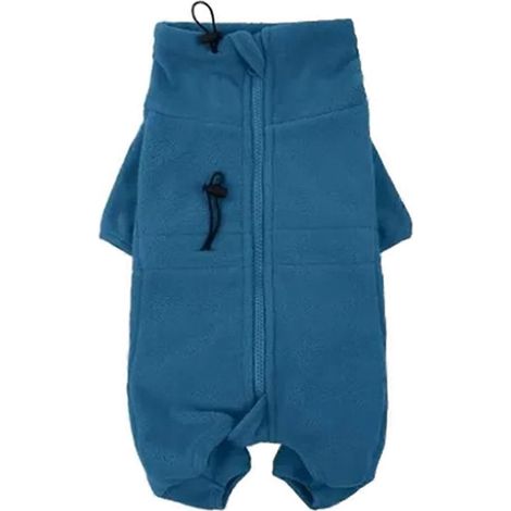 Hunde-Wintermantel, Fleece-Pullover-Pyjama, warme Haustierbekleidung L--