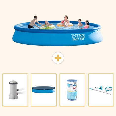 Intex Piscine Easy Set Ronde - 457x84 cm - 5-pièces S304 (1/5)