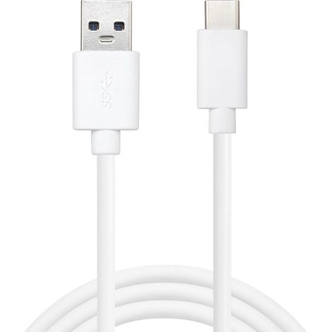 Sandberg 336-15 Cable USB C 3.1 a USB A para Android, 1 Metros, Alta Resistencia