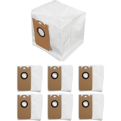 Confezione da 6 sacchetti antipolvere impermeabili di grande capacità compatibili con Proscenic M7 Pro M7 Max M8 PRO per Neabot NoMo N1+ N1 Plus N2