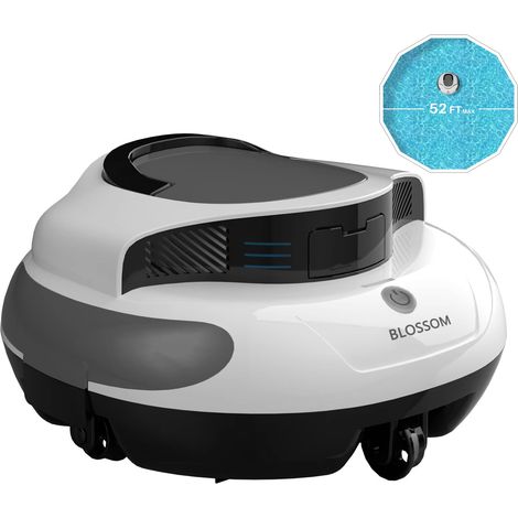 Robot limpiafondos inalámbrico para piscinas, batería recargable de 5000 mAh, resistente al agua (IPX8), aspiradora robótica para piscinas elevadas. (1/5)