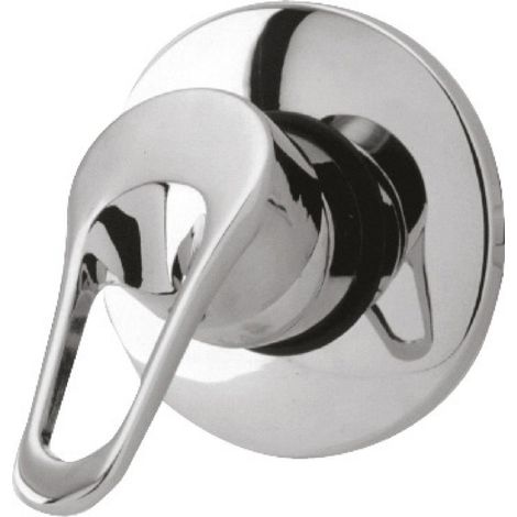 Round Concealed Or Exposed Manual Shower Valve (1 Outlet) - Chrome