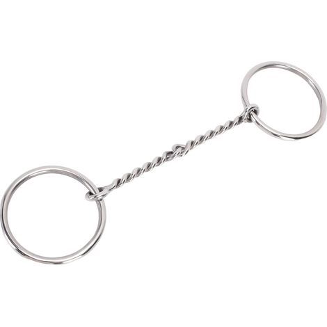 Mors de bride professionnel 295 mm, sûr et pratique, en acier inoxydable pour chevaux. Accessoires pour chevaux. (1/5)