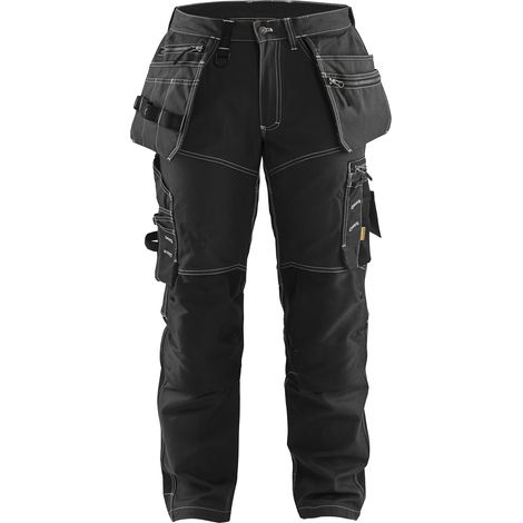 Pantalón de trabajo elástico artesanal 1790 - Negro M - ES(42) - SE(C48) - Largo
