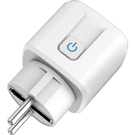 Prise Connectée WiFi 16A IntelligenteContrôle Vocal & Application, Compatible Alexa,Google Home (2.4 GHz)Surveillance Énergie, Minuterie,Compte à ReboursCompatible Tuya,Smart Life (1/5)
