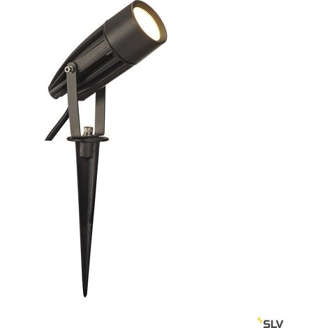 Projecteur extérieur SYNA spot sur piquet gris LED 86W 3000K IP55 - SLV - 227505 (1/5)