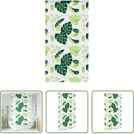 vidaXL Intimité salle de bain - Store enrouleur de douche avec cassette largeur du tissu 126 cm (1/5)