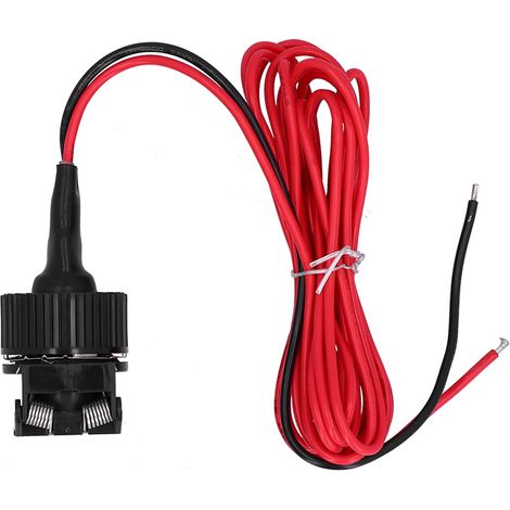 Adaptateur allume-cigare 12 V pour voiture, diamètre intérieur 21 mm/0,8 pouce, noir avec couvercle à ressort, pour motos et bateaux (1/5)