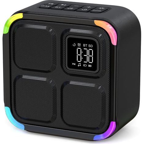 Enceinte Bluetooth Portable avec Reveil, Machine à Bruit Blanc 30 Sons Apaisants Machine à Bruit Blanc (1/5)