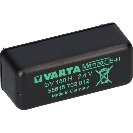 Varta Mempac 2/V150H 2,4V / 150mAh Print 2/2 ++/-- VKB 55615 702 012 (1/5)