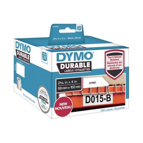 DYMO LW - LW Durable Labels - 59 x 102 mm - 1933088 Weiß Selbstklebendes Druckeretikett (1/2)