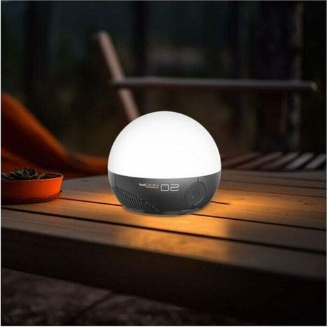 Lampe de camping LED rechargeable, lampe de tente multifonction portable, mini veilleuse magnétique, éclairage d'ambiance d'extérieur étanche IPX5 (1/4)