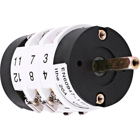 Interrupteur Marche Arrière 220V/380V 20A pour Machine à Pneus Métallique (1/5)