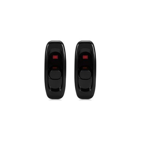 (Noir) 2pcs Interrupteur Lampe de Chevet Interrupteur avec Voyant Lnline Interrupteur pour Petit Appareil ou Lampe