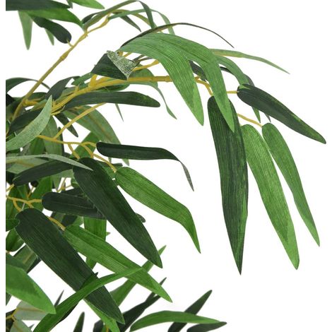 Bambou artificiel 760 feuilles 120 cm vert CFW38595 (1/4)