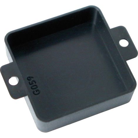 Kemo G059 Modul-Gehäuse 40 x 40 x 12 Kunststoff Schwarz 1 St.