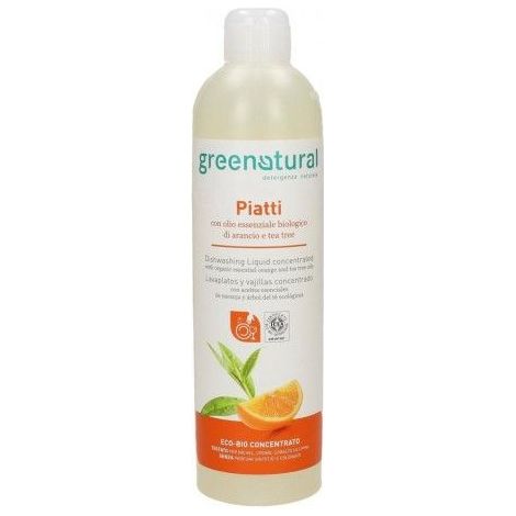 PIATTI E STOVIGLIE ARANCIO 500 ML BIO GREENATURAL