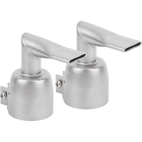 Sollbry 2 Pièces 20mm 90 Degrés Buse de Soudage Coudée Pistolet à Air Chaud Buse de Soudage Accessoires (1/5)