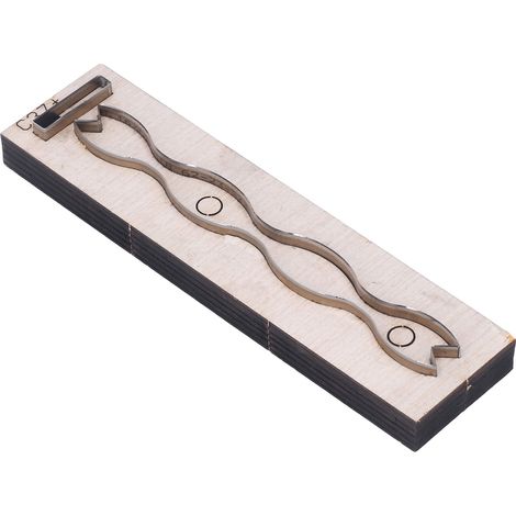 Matrice de découpe pour cuir C37, base épaissie en acier à haute teneur en carbone, matrice de découpe pour cuir haute netteté, adaptée aux travaux manuels de bricolage. (1/5)