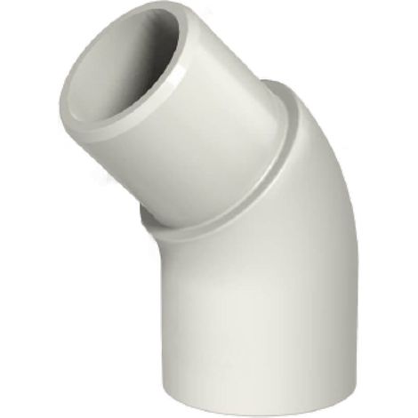 IDMAR 1/2" PVC-Winkel, 45°-Formstück, für Wasser, geklebtes System - Kaltwasser