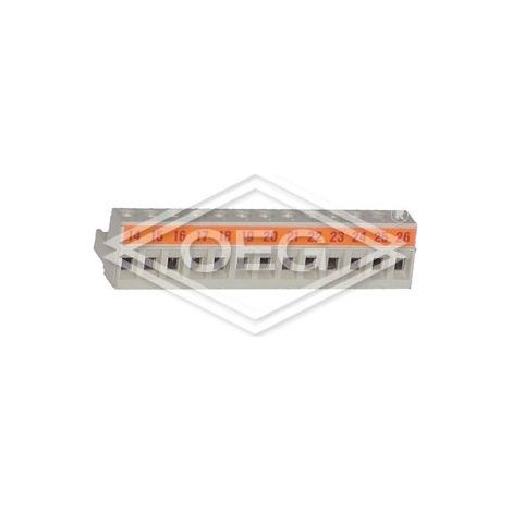 Borne de raccordement BL13 rouge, pour régulation EBV, Delta 1 ou 2 allures