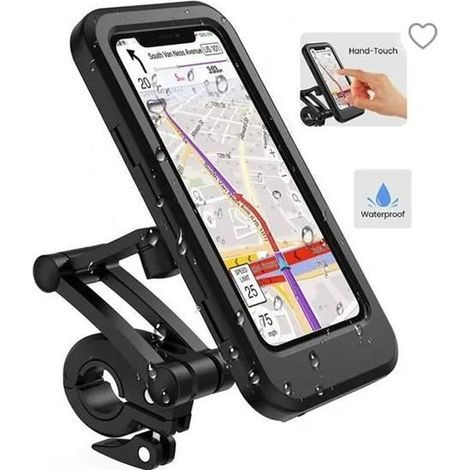 Wasserdichte Motorradhalterung für Smartphones bis zu 6,7 Zoll - GOBRO (1/4)