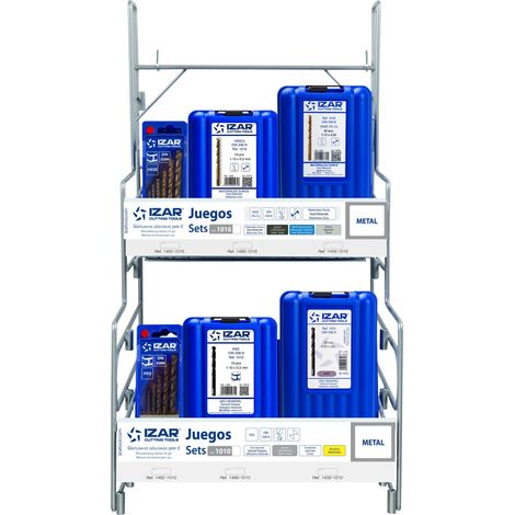 Displays y Presentaciones - 4995 - Disp. 24 - Sets Brocas HSS + HSS Co (Ref. 1466-1456-1462 (Brocas Ref. 1016-1010)) IZAR