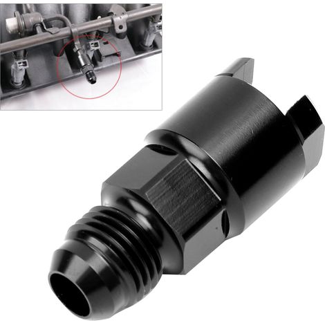 Kraftstoffverteilerrohr-Einlassleitungsadapter passend für GM LSX 3/8 Zoll 6AN LSX LS LS6 5,7 6,0 6,2 l (späte Modelle) (1/5)