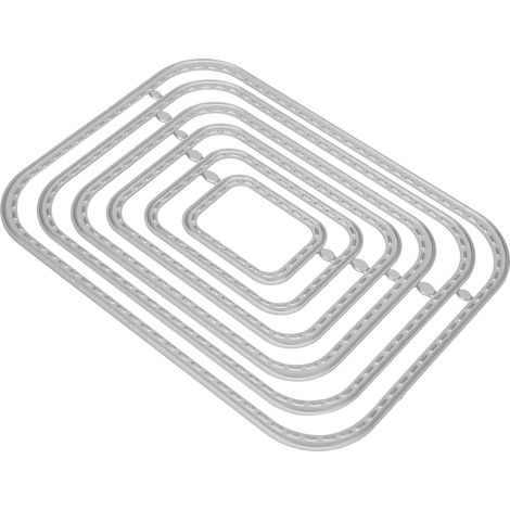 Moule de découpe rectangulaire à coins arrondis en acier au carbone à faire soi-même pour la décoration d'albums photo et de cartes (1/5)