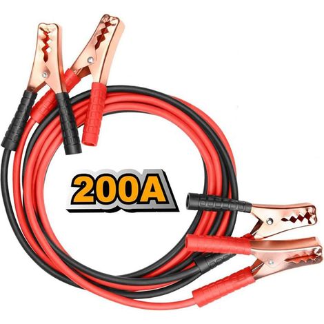 kippen 4009A - Coppia cavi per batteria 200 Ampere, lunghezza 2,50 mt. (1/3)