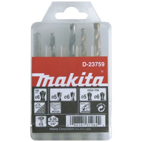 Makita D-23759 Piece Hexagonal Drill Bit Set