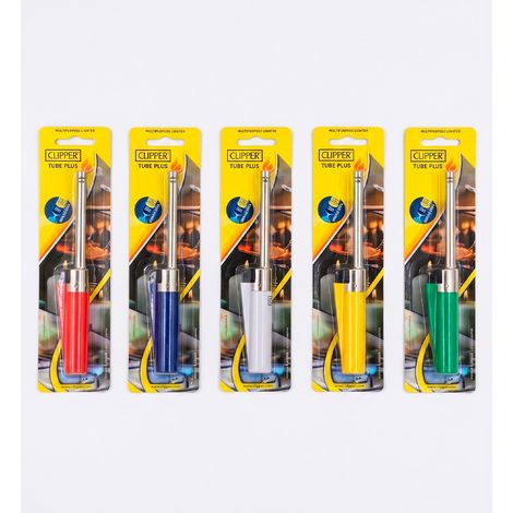 Allume-gaz Rechargeable Clipper Tube+ Rechargeable, Tube Flexible, Sécurité Enfant - Clipper