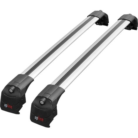Compatible avec Volkswagen ID.4 2020-2026 ACE-2 modèle Barres de Toit Railing Porte-Bagages de Voiture Gris Aluminium Barres (1/5)