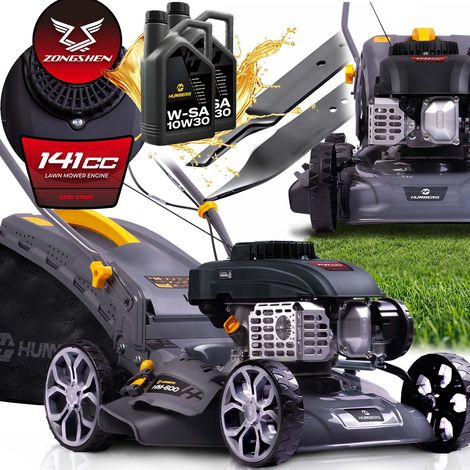 Rasaerba a benzina Zongshen da 40 cm e 45 l, 141 cc + olio Humberg HM-600
