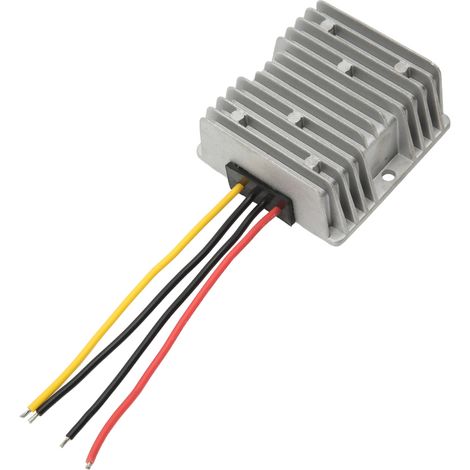 Convertisseur élévateur de tension CC/CC 12 V / 9-14 V vers 15 V, 10 A, boîtier en aluminium étanche, pour moteur de bande LED automobile (1/5)