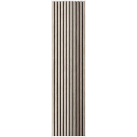 Pannello decorativo murale effetto legno rovere a listelli set 10 pezzi 120x30 per rivestimento interni - Divina Home (1/5)