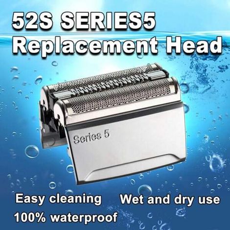 Têtes de rasoir de rechange pour rasoirs électriques Braun Series 5 52S, lames de rasoir pour hommes, compatibles avec les modèles Braun Series 5 : 5090/5190cc, 5040/5140s, 5030s, etc. (1/4)