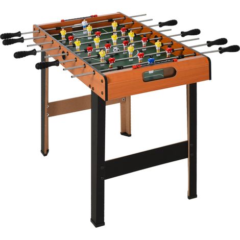 Mini babyfoot, table de baby-foot, en MDF, 22 joueurs, 2 balles, 2 panneaux de scores, 84,5L x 40l x 61,2H cm (1/5)