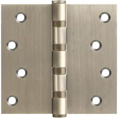 Charnière de porte en acier inoxydable 4x3x3 cm bronze avec roulement à billes pour portes bois et métal - 1 pièce