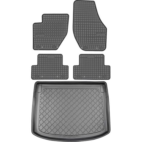 Volvo V40 II Schrägheck (07.2012–2019) – SET: Gummifußmatten + Kofferraummatte (1/5)