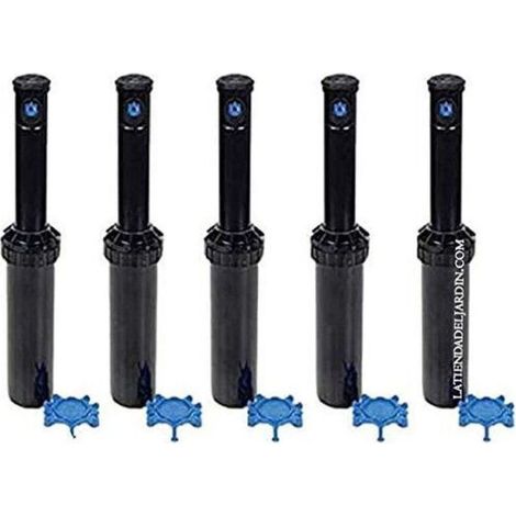 Lot de 5 Arroseur Rain Bird 3504-PC. Turbine portée de 4,6 à 10,7 mètres. Filetage fem 1/2' Arrosage professionnel de jardi (1/4)